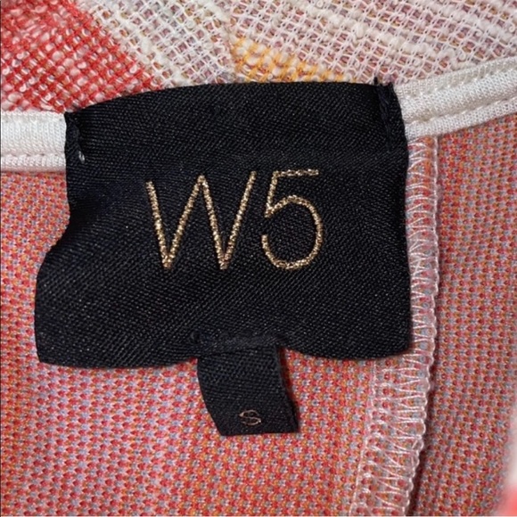 10/$63 Anthropologie W5 red pink yellow blue white stripe halter top - Picture 5 of 5